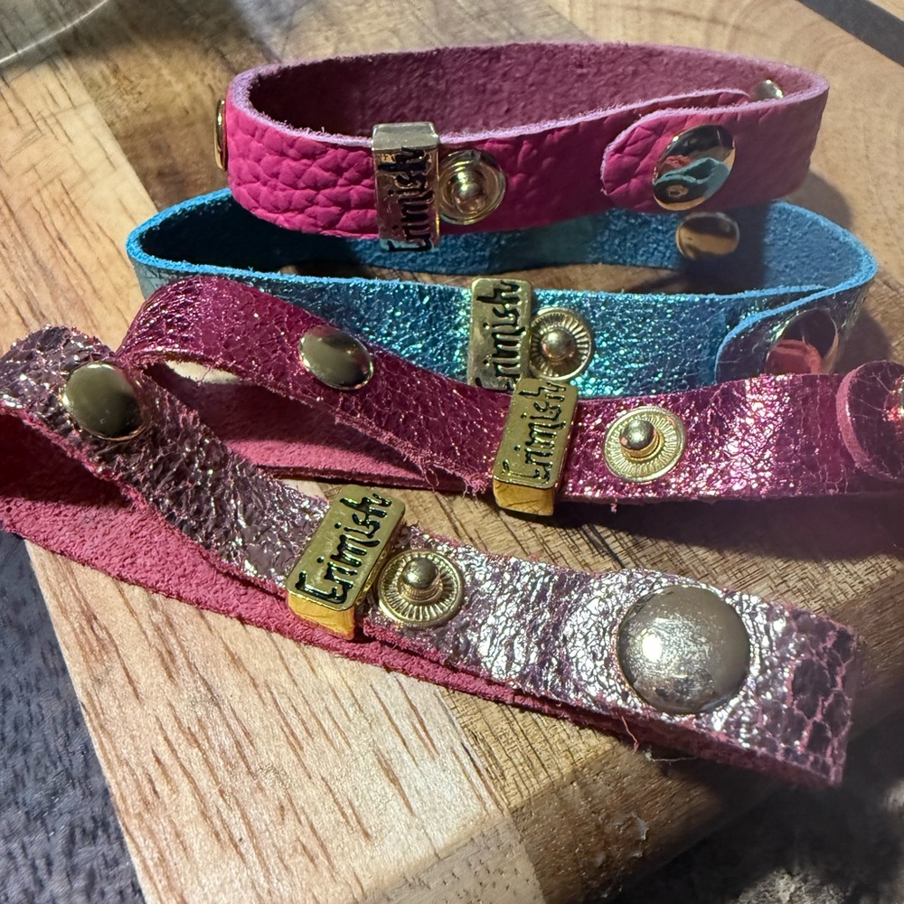 Erimish Leather Bracelets Set of 4